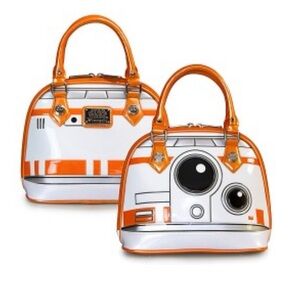 Loungefly White and Orange BB-8 Bag